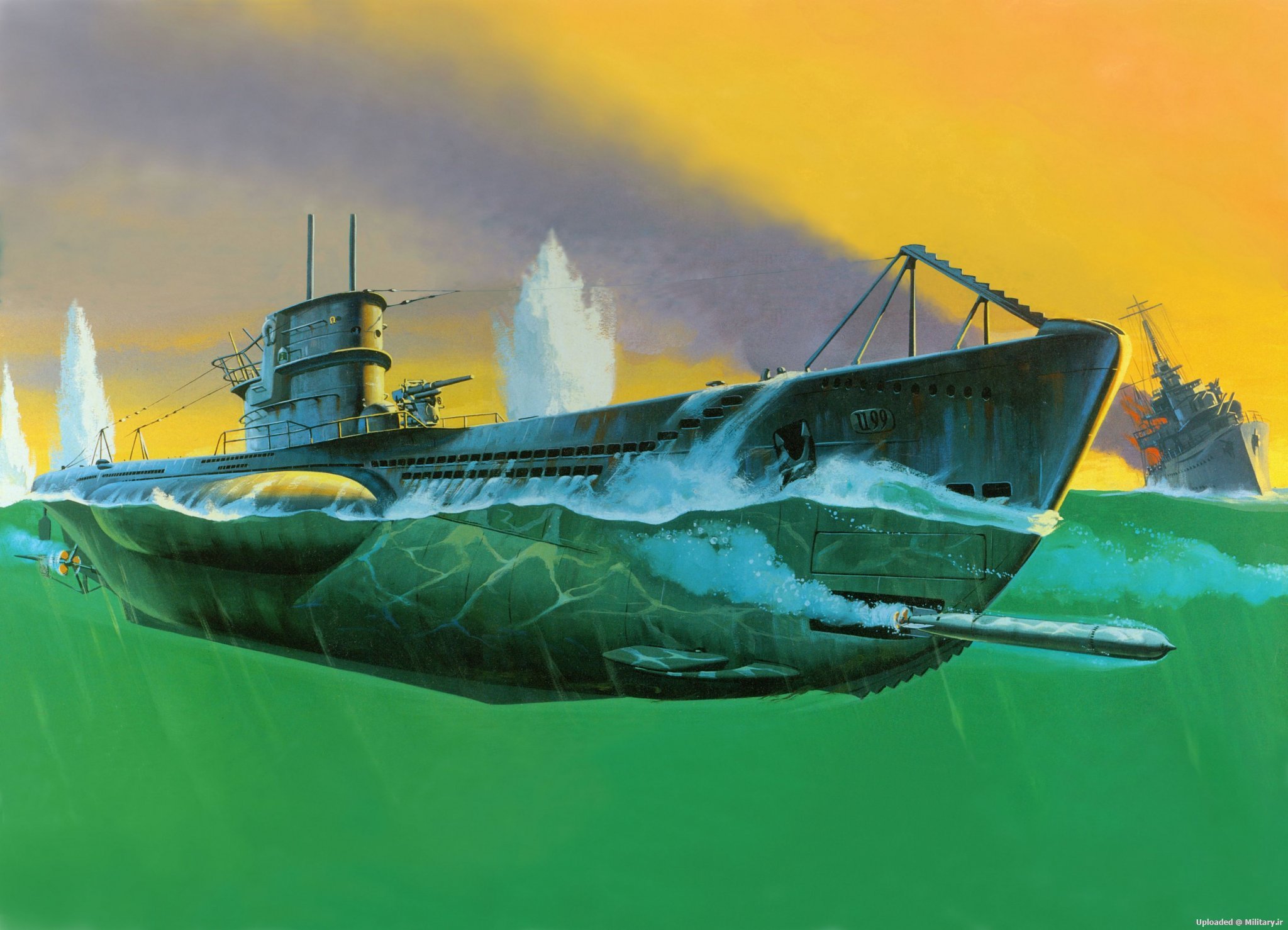 تصاویری از زیردریایی های جنگ جهانی دوم 1