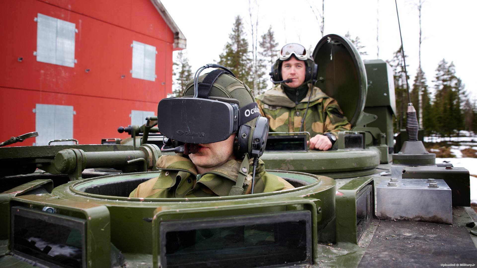 ایده استفاده از عینک واقعیت افزوده Oculus Rift در زره‌پوش‌ها، نیروهای مسلح نروژ 1