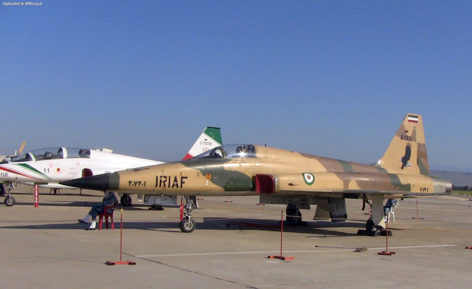 An_IRIAF_F-5E_Tiger_II_in_Vahdati_Airbas