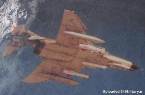 F-4_testing_the_Sattar-3_laser-guided_mi