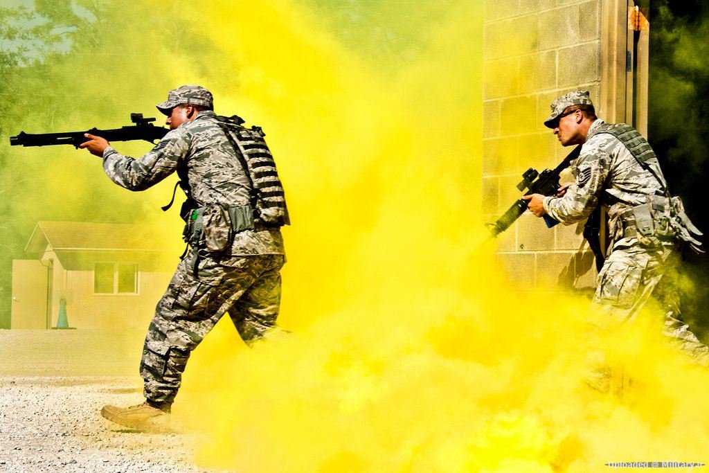 تصاویری از تمرین نیروی ها آمریکایی در افغانستان