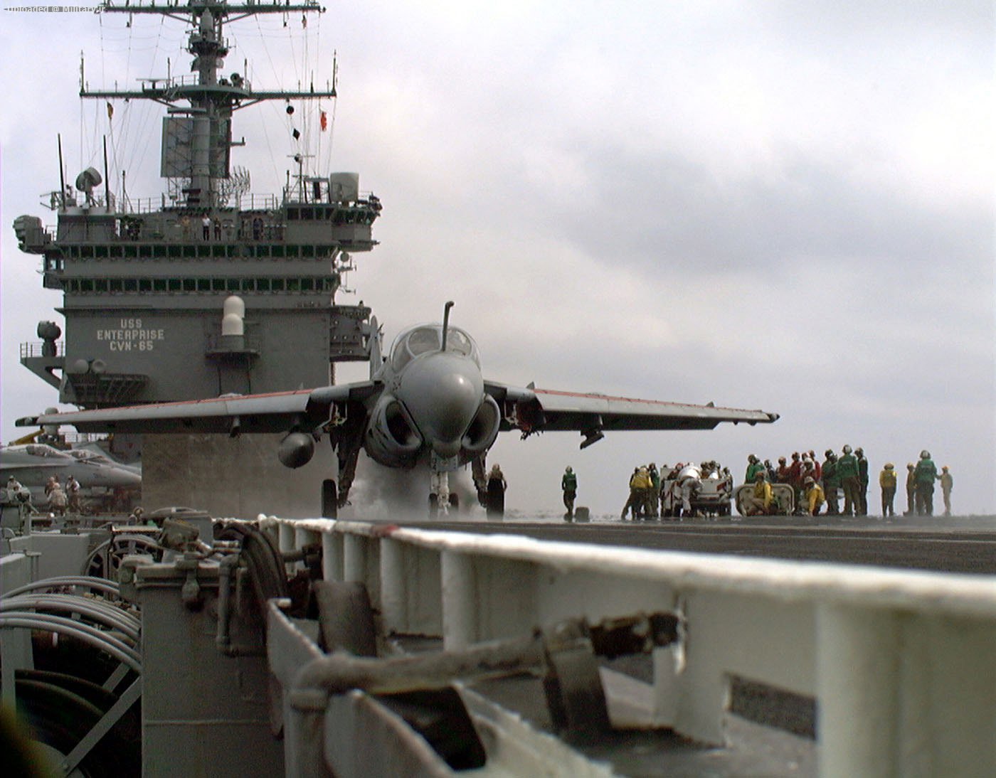 A-6E_Intruder_preps_for_launch_aboard_CV