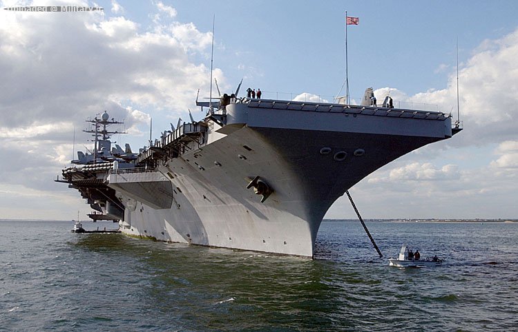 USS_Harry_S__Truman_anchors_outside_Port