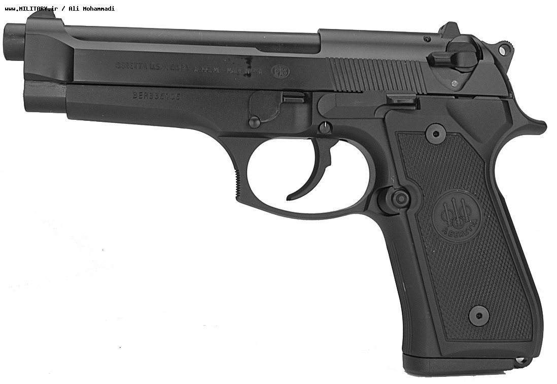 مقایسه اسلحه کمری BERETTA 92 FS آمریکایی با اسلحه کمری YARYGIN - PYA روسی 1